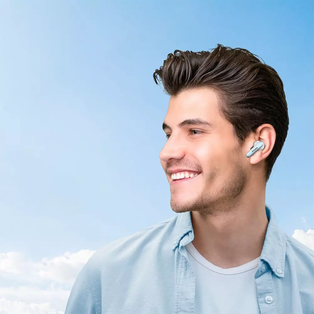 EarFun Air 2 teljesen vezeték nélküli Hi-Res fülhallgató, 4 mikrofonnal, IPX7 - Fehér